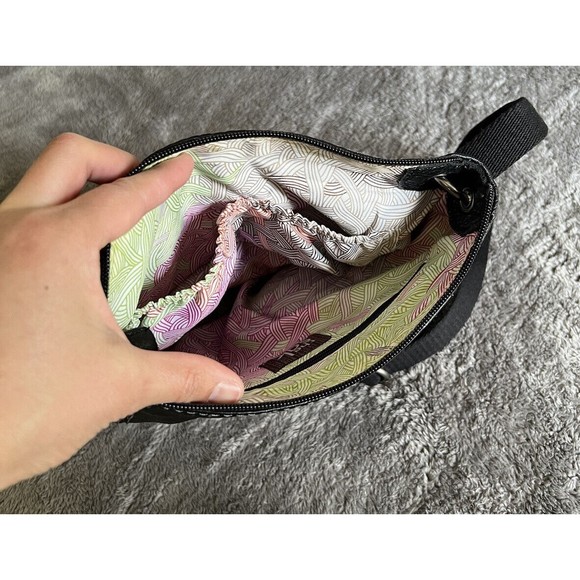 The Sak Black Leather Medium Shoulder Handbag Purse - Picture 7 of 9